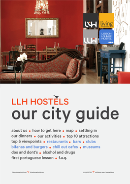 LLH HOSTELS Our City Guide About Us