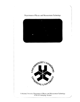 And Ion-Conductive Polymers in Electrochromic Devices Linköping Studies in Science and Technology Applied Physics Thesis No