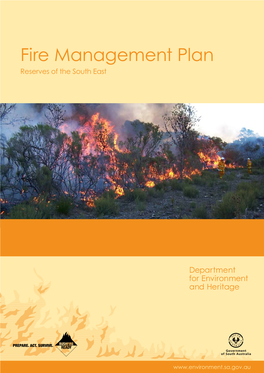 Fire Management Plan Reserves of the South East