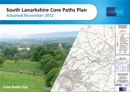 South Lanarkshire Core Paths Plan Adopted November 2012