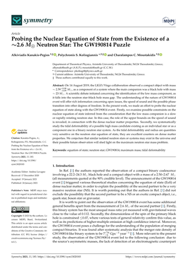 Probing the Nuclear Equation of State from the Existence of a 2.6 M Neutron Star: the GW190814 Puzzle