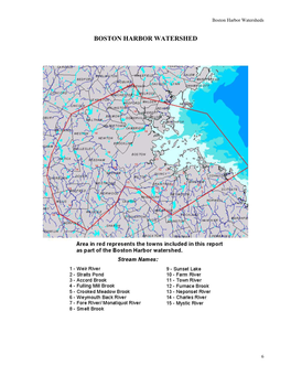 Boston Harbor Watersheds