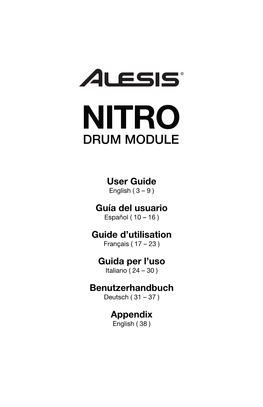 Nitro Drum Module User Guide