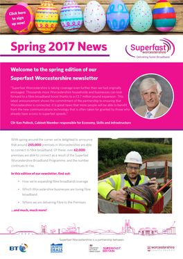 Superfast Worcestershire Spring 2017 Newsletter