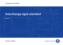 Tfl Interchange Signs Standard