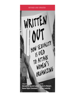 Written Out: How Sexuality Is Used to Attack Women's Organizing