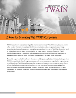 Dynamic Web TWAIN