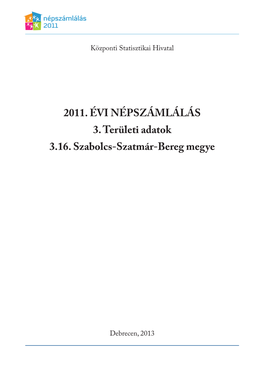 2011. Évi Népszámlálás 3