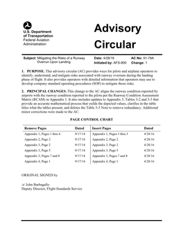 AC 91-79A CHG 1 Appendix 1 APPENDIX 1