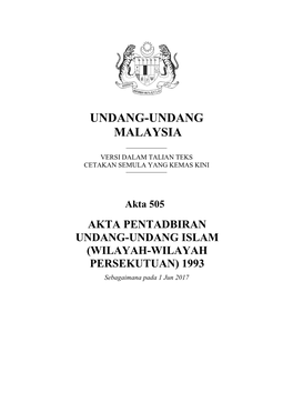 Undang-Undang Malaysia