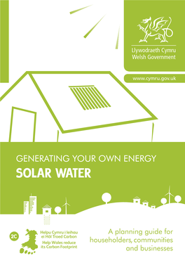 Generating Your Own Energy Solar Water