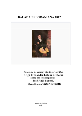 Balada Belgraniana 1812