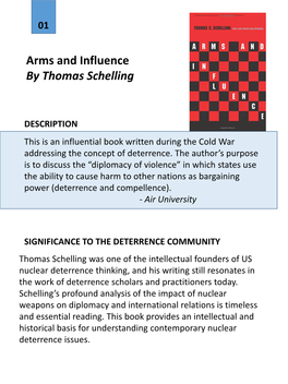 Arms and Influence by Thomas Schelling