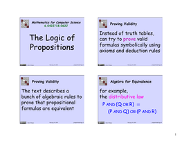 Propositional Logic (PDF)
