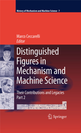 Distinguished Figures in Mechanism and Machine Science: Their