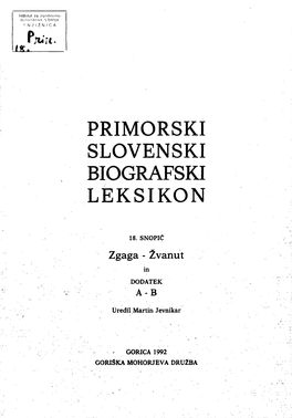 Primorski Biografski Leksikon