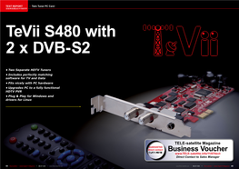 Tevii S480 with 2 X DVB-S2