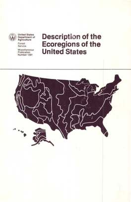 Description of the Ecoregions of the United States