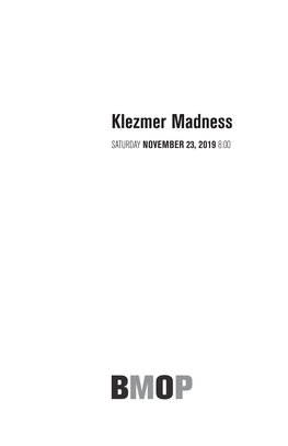 Klezmer Madness