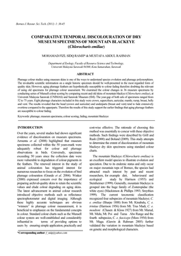 Diversity and Similarity Among Cyanobacteria