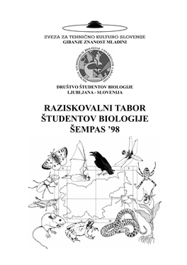 Raziskovalni Tabor Študentov Biologije Šempas ’98
