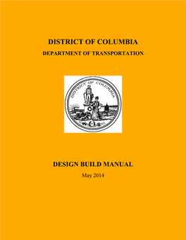 Design-Build Manual