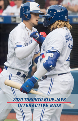 2020 Toronto Blue Jays Interactive Bios Media & Misc