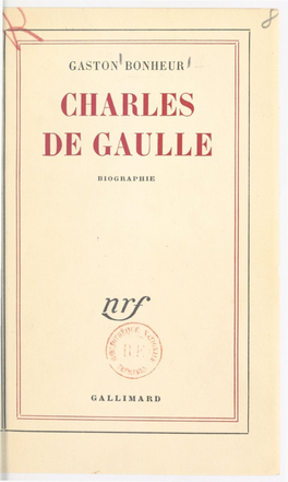 Charles De Gaulle Du Même Auteur