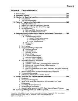 Electron Ionization