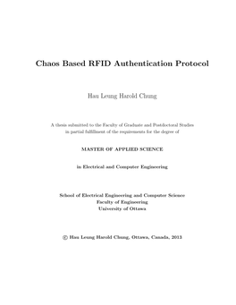 Chaos Based RFID Authentication Protocol