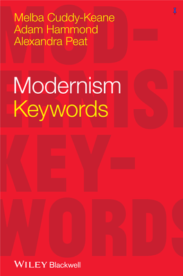 Keywords in Literature and Culture (KILC). : Modernism
