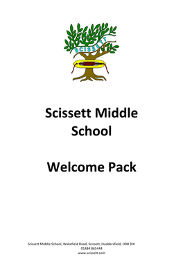 Scissett Middle School Welcome Pack