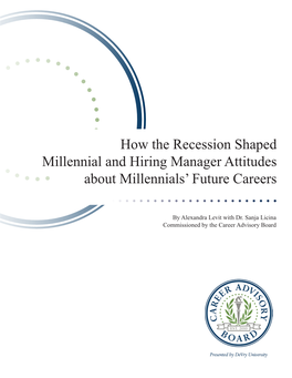 Future of Millennial Careers White Paper