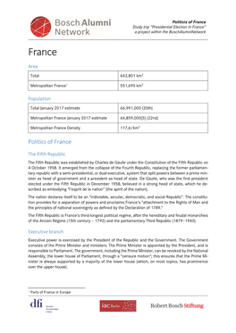 France Study Trip “Presidential Election in France” a Project Within the Boschalumninetwork