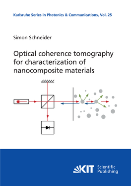 Optical Coherence Tomography for Characterization of Nanocomposite Materials Karlsruhe Series in Photonics & Communications, Vol