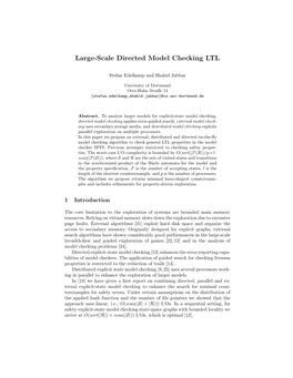 Large-Scale Directed Model Checking LTL