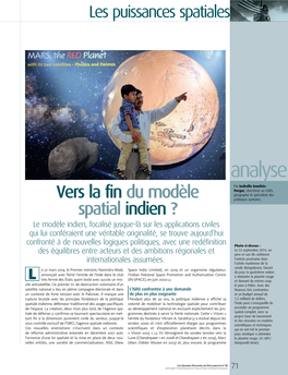 Analyse Par Isabelle Sourbès- Verger, Chercheur Au CNRS, Géographe Et Spécialiste Des Vers La Fin Du Modèle Politiques Spatiales