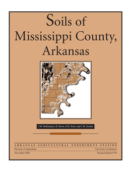 Soils of Mississippi County, Arkansas