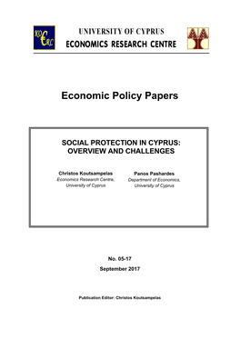 Economic Policy Papers