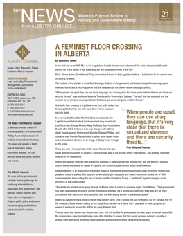 Alberta Counsel Newsletter Issue 21 Pages1-2