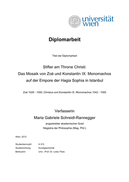 Diplomarbeit