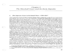 Chapter 2 the Marshall Court and the Early Republic