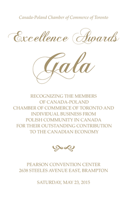 Excellence Awards Gala