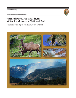 Natural Resource Vital Signs at Rocky Mountain National Park