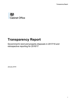 Transparency Report