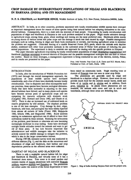 Crop Damage by Overabundant Populations of Nilgai and Blackbuck in Haryana (India) and Its Management