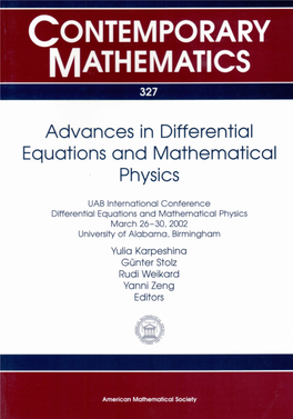 Contemporary Mathematics 327