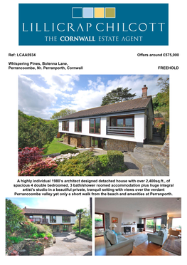 Ref: LCAA5934 Offers Around £575,000