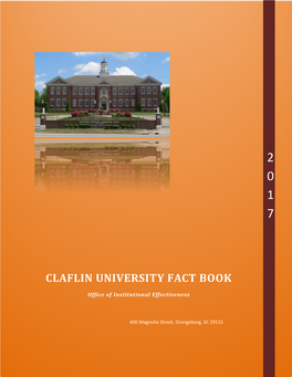 Claflin University Fact Book 2017