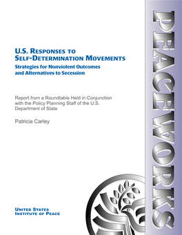 US Responses to Self-Determination Movements